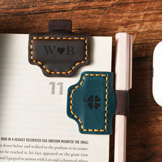 BYGONEMARK Leather BookmarK
