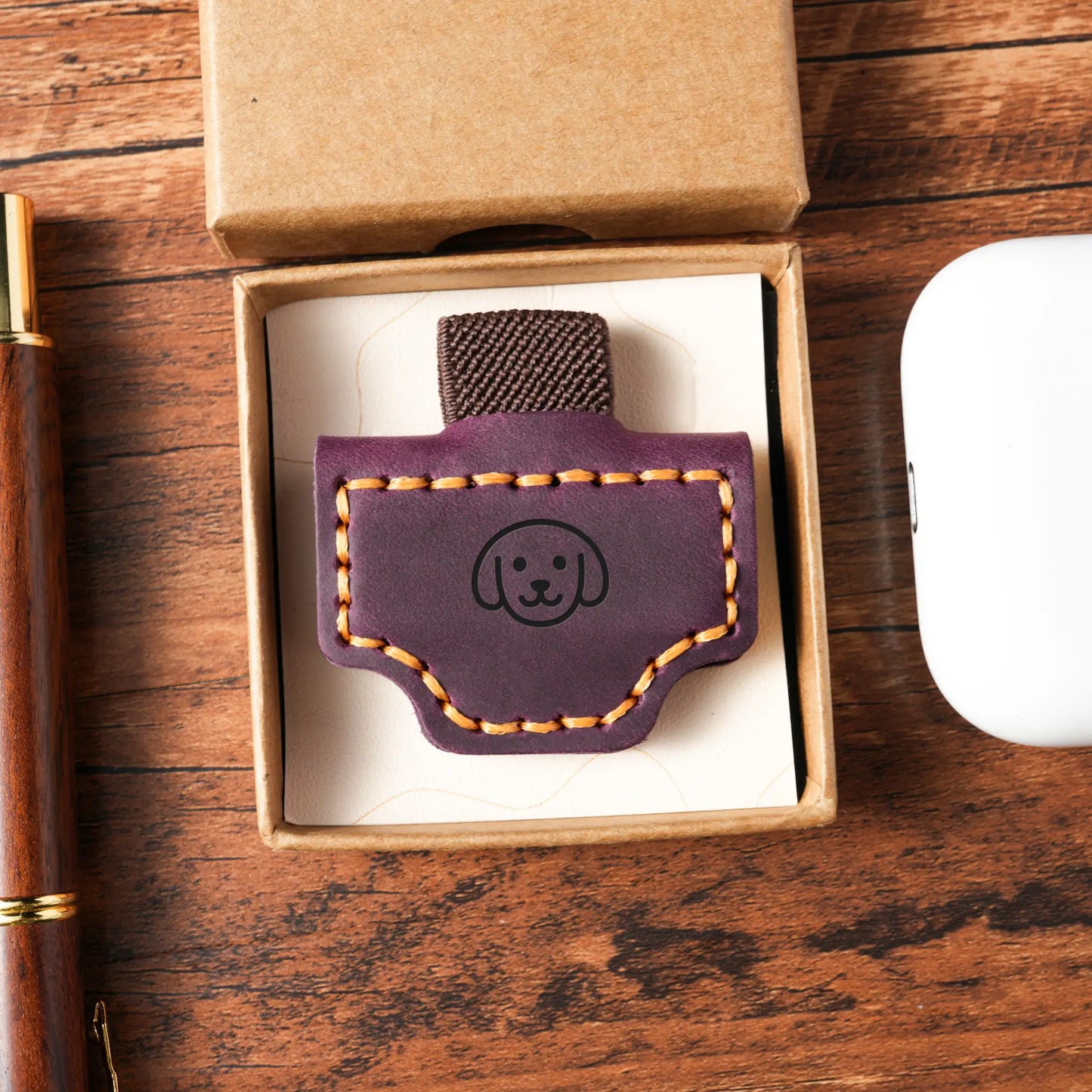 Leather Magnetic BookmarK